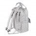 Mochila I love vichy gris de Walking Mum